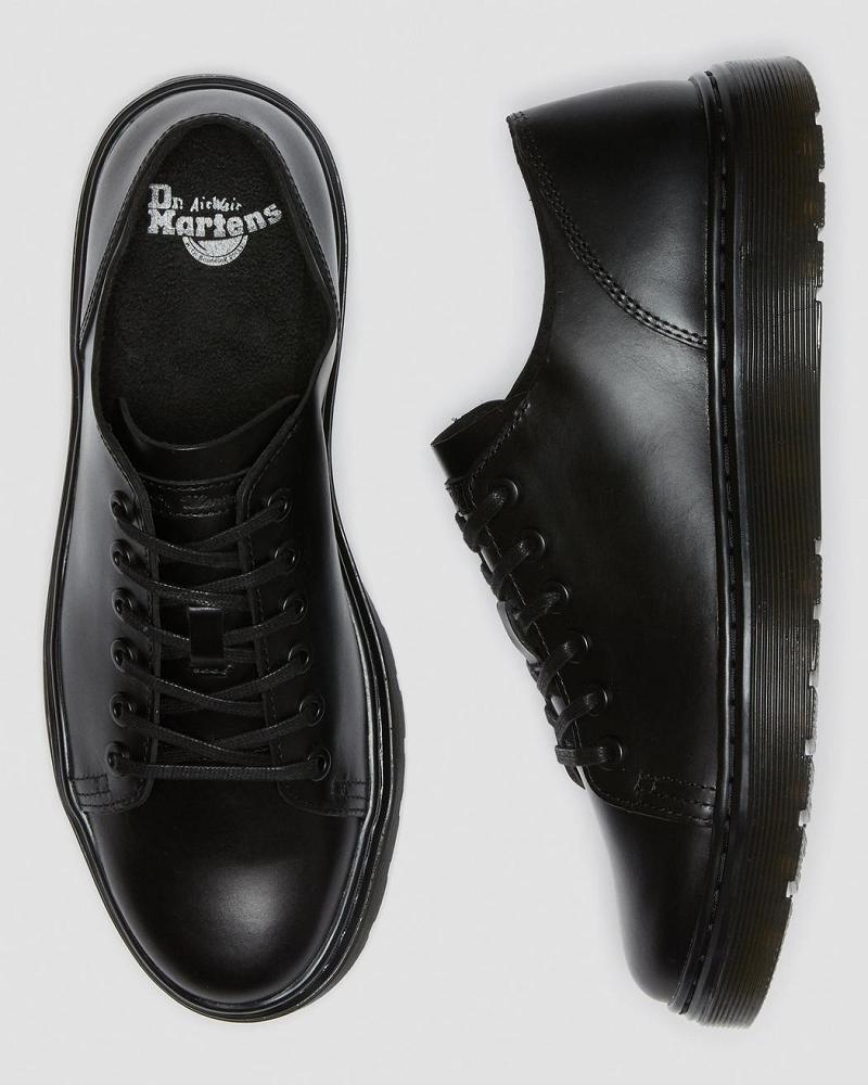 Dr Martens Dante Brando Leren Vrijetijdsschoenen Dames Zwart | NL 669ZUT